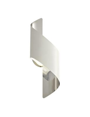 Small Wall Lamp 8W LED White/Polished Chrome/Frosted White
